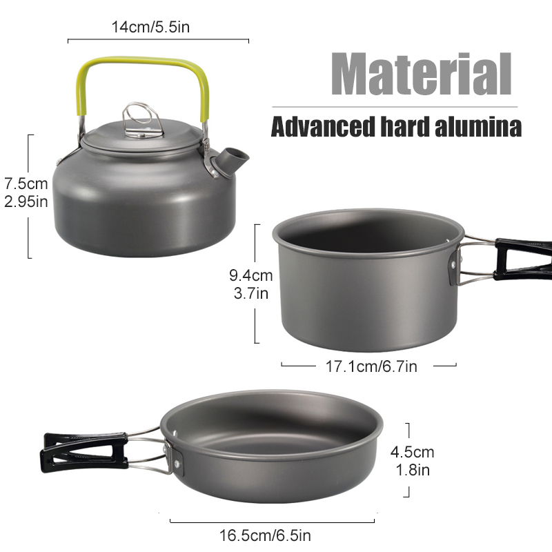 WESTTUNE Camping Cookware Kit  - Outdoor Camping Uk ulasan dan harga