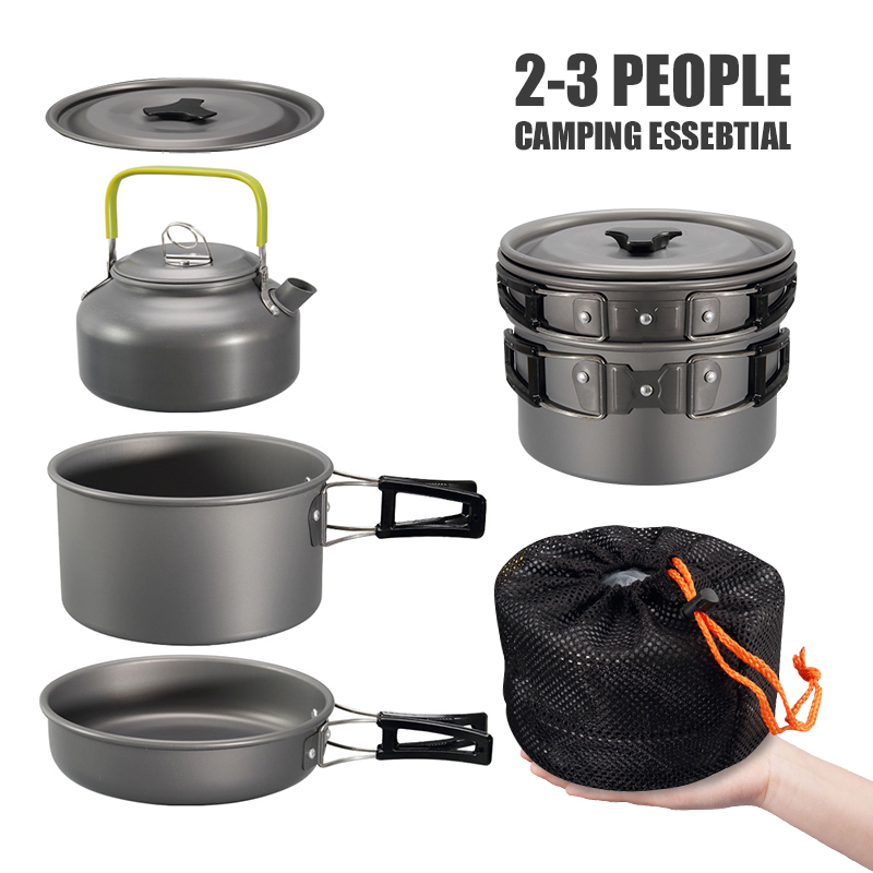 WESTTUNE Camping Cookware Kit  - Outdoor Camping Uk ulasan dan harga