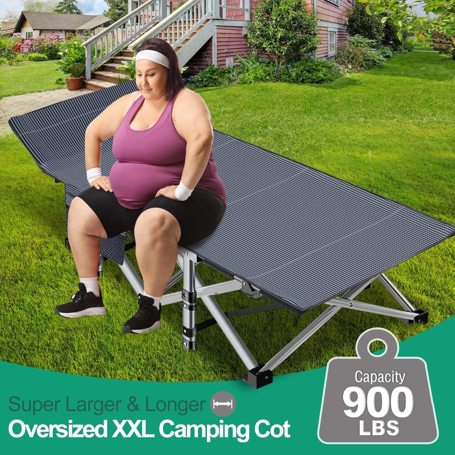 Oversized Folding Camping Cot, - Outdoor Camping Sleeping Bag ulasan dan harga