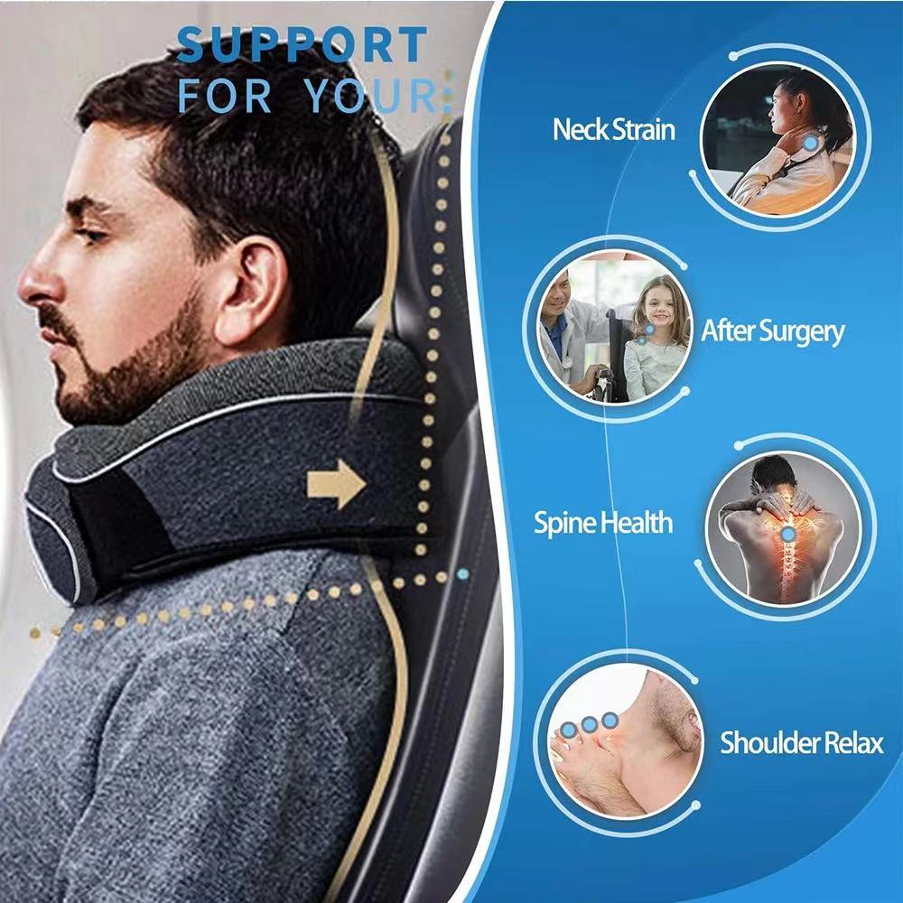 Memory Foam Neck Pillow Cervic - Outdoor Camping Sleeping Bag ulasan dan harga