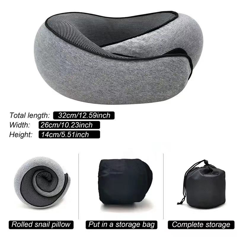 Memory Foam Neck Pillow Cervic - Outdoor Camping Sleeping Bag ulasan dan harga