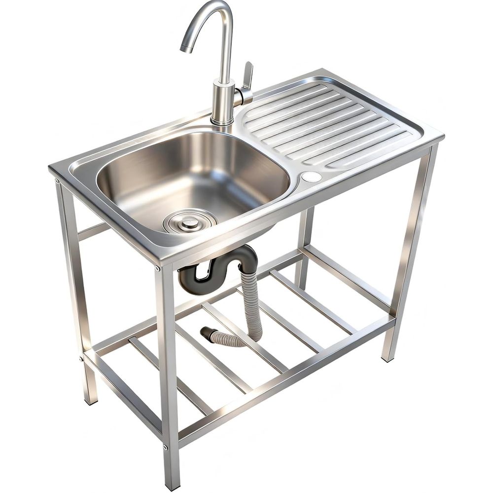 Portable Stainless Steel Laund - Kitchen Outdoor Camping ulasan dan harga