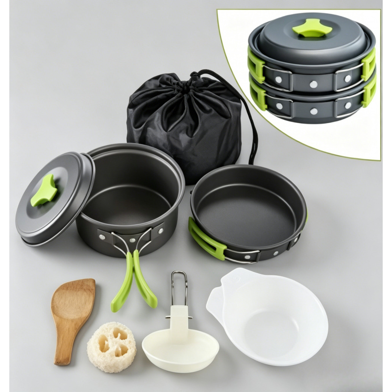 Portable Durable Camping Cookw - Outdoor Camping Uk ulasan dan harga