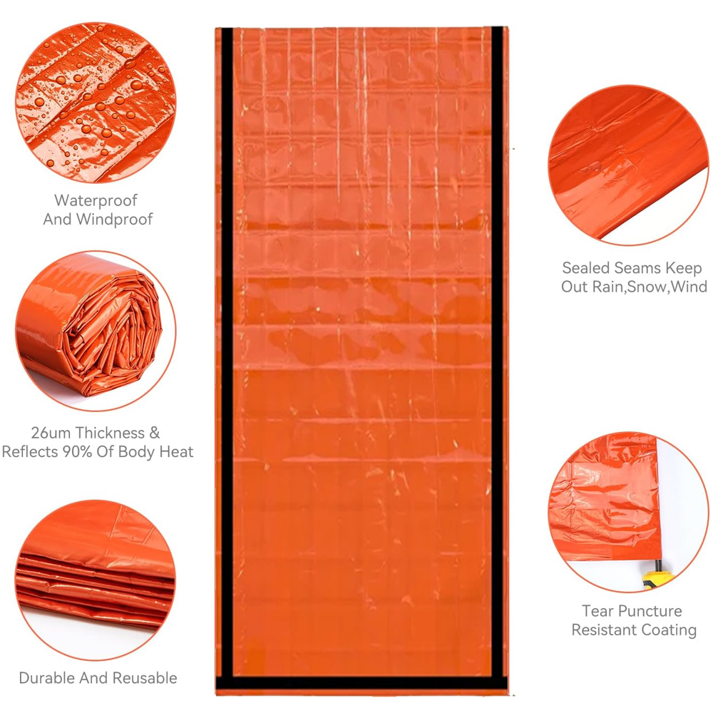 Emergency Sleeping Bag Surviva - Outdoor Camping Sleeping Bag ulasan dan harga