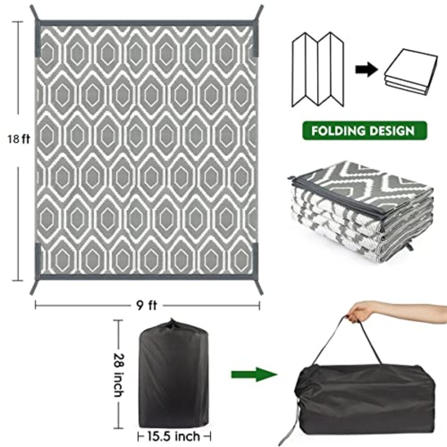 Outdoor Camping Rugs, 9x18 Pla - Outdoor Camping Rugs 9X18 ulasan dan harga