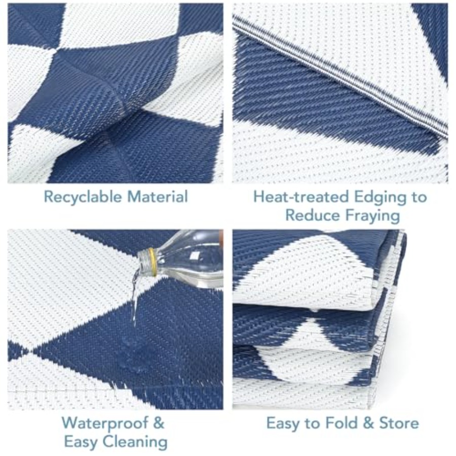 Outdoor Plastic Straw Rug 9x18 - Outdoor Camping Rugs 9X18 ulasan dan harga