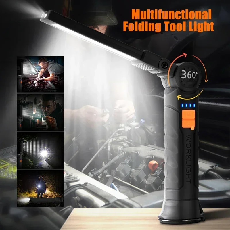 Rechargeable LED Flashlight Wo - Outdoor Camping Glamping ulasan dan harga