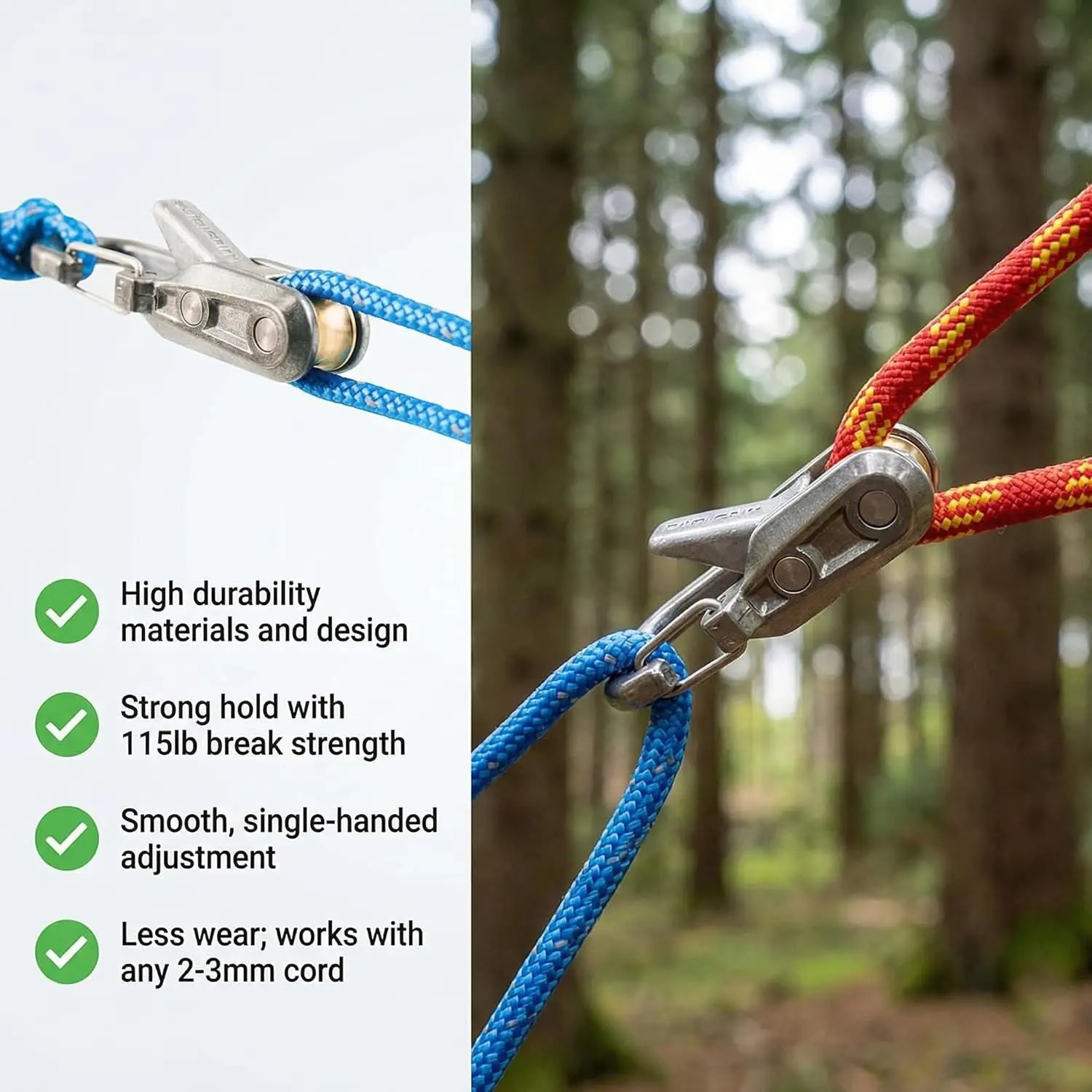 6Pcs Paracord Rope Tensioner K - Outdoor Camping Tarp ulasan dan harga