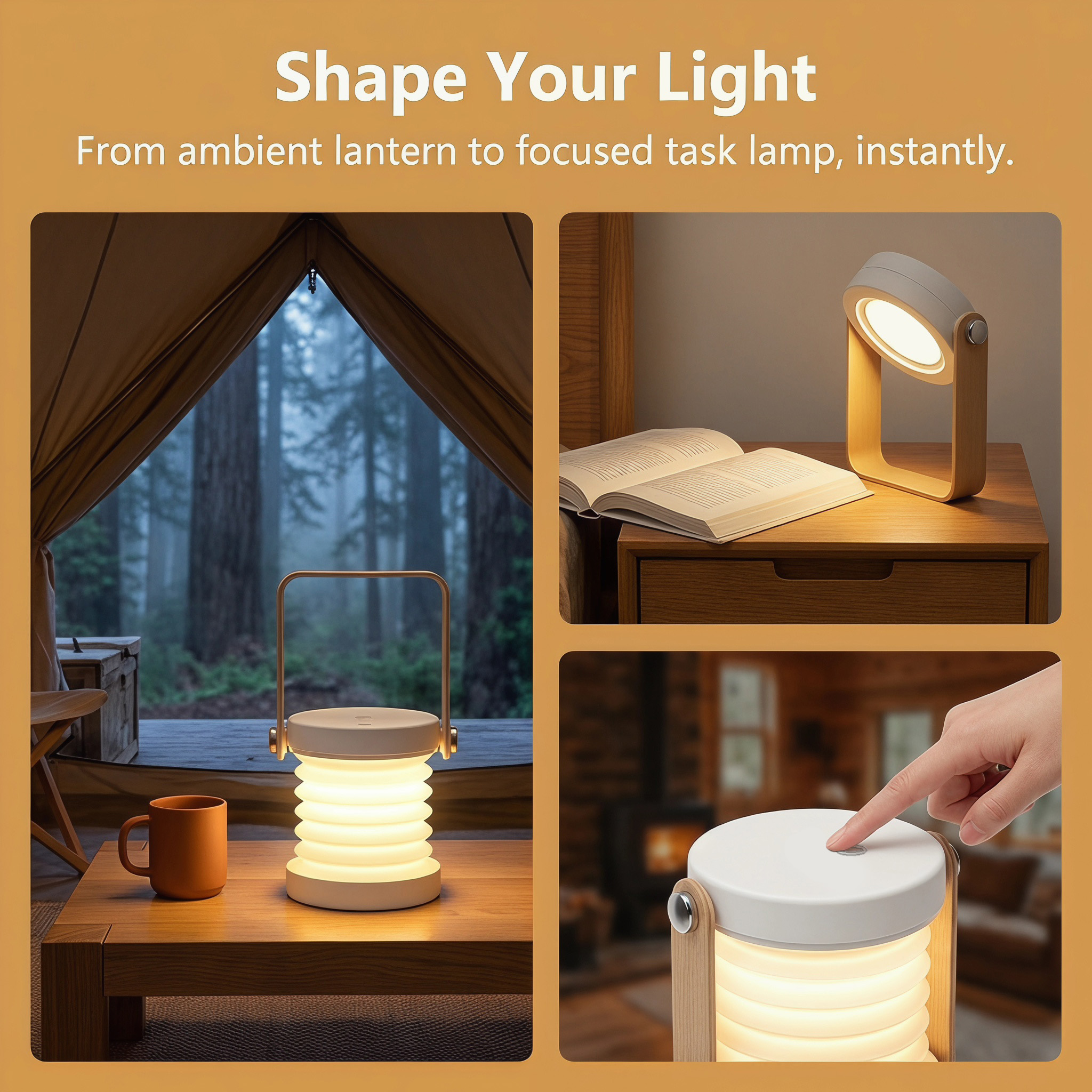 Telescopic Hanging Lantern Tab - Outdoor Camping Glamping ulasan dan harga