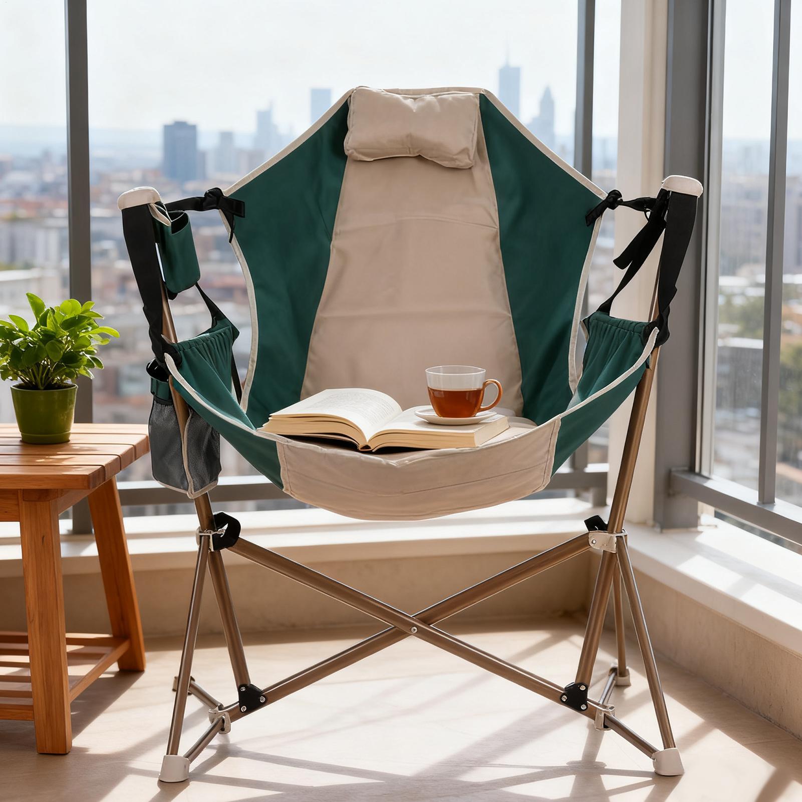 Portable Rocking Chair Park Sw - Outdoor Camping Rocking Chair ulasan dan harga