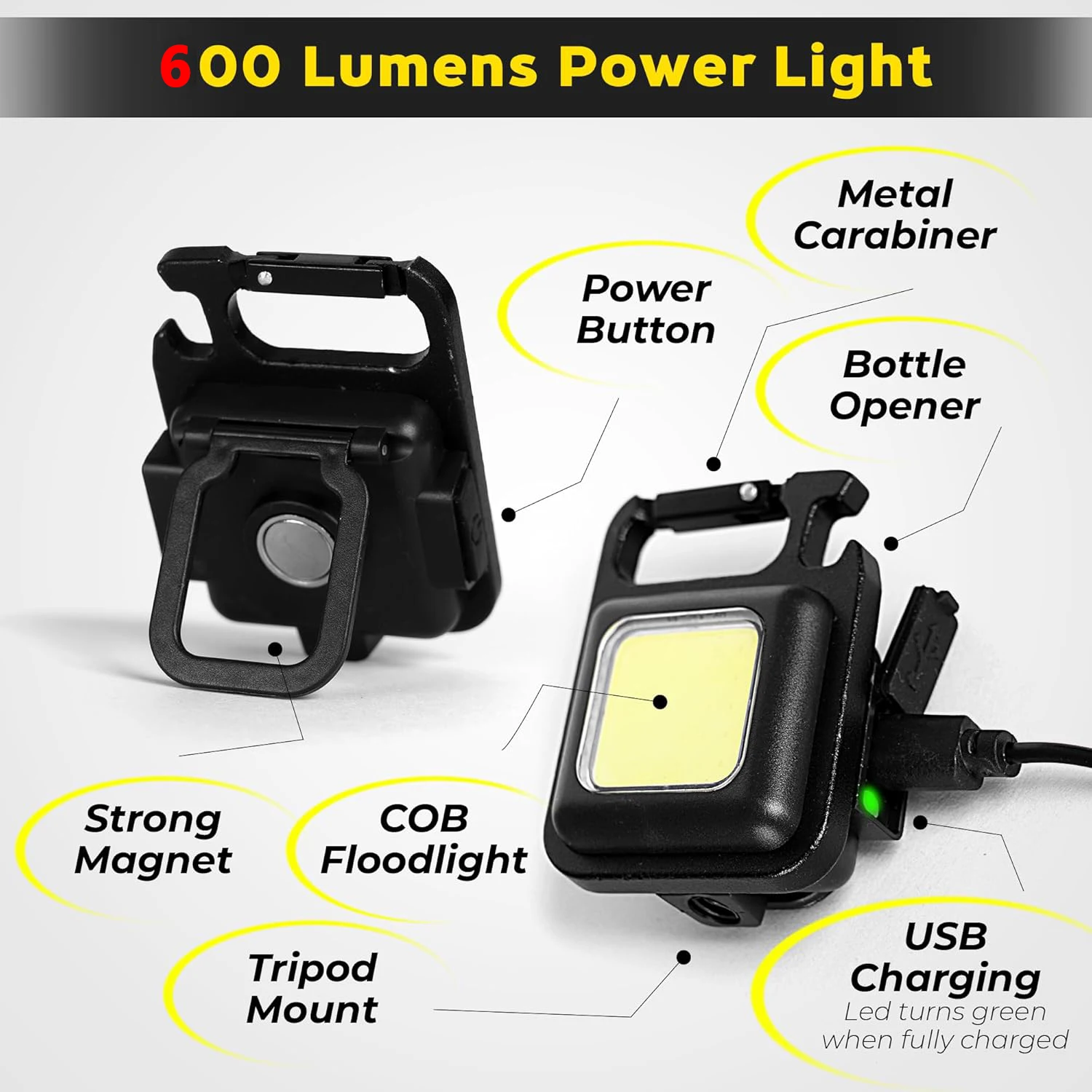 Portable Keychain Light Mini M - Outdoor Camping Glamping ulasan dan harga