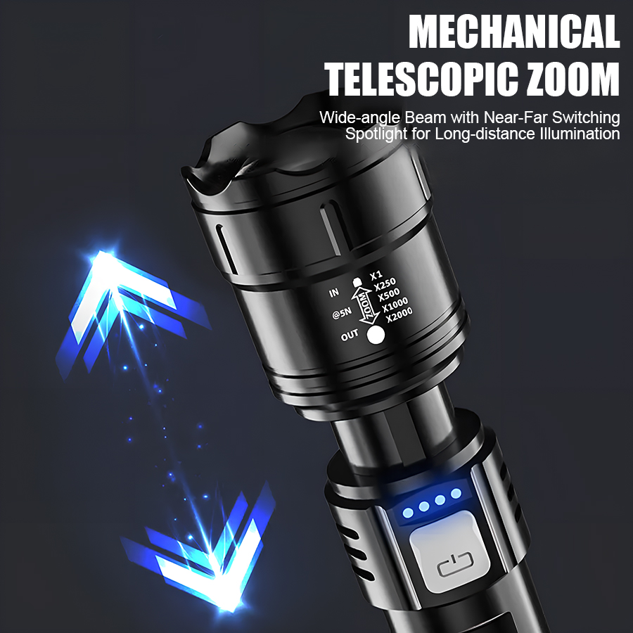 High Power P50 LED Flashlight  - Outdoor Camping Glamping ulasan dan harga