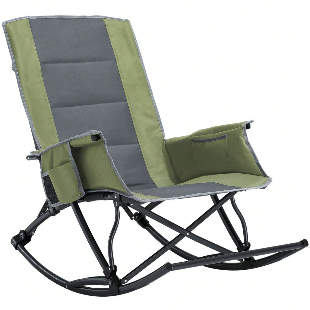 Camping Chair For Adults, Fold - Outdoor Camping Rocking Chair ulasan dan harga