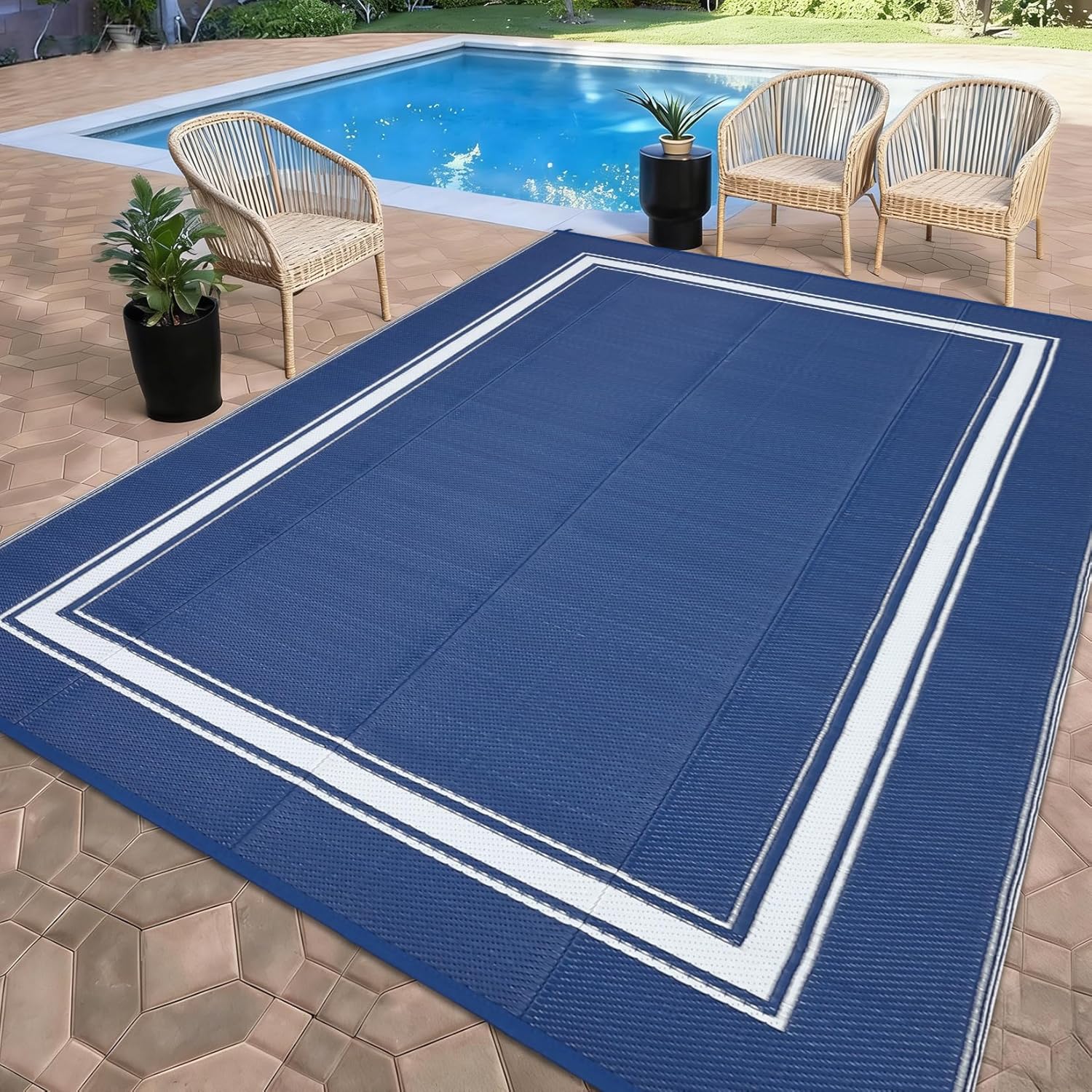 Patio Rugs Outdoor 9x18 Plasti - Outdoor Camping Rugs 9X18 ulasan dan harga