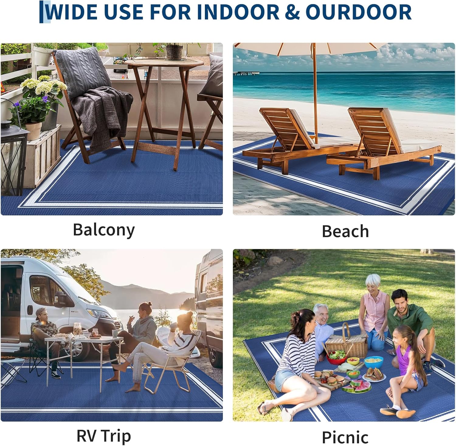 Patio Rugs Outdoor 9x18 Plasti - Outdoor Camping Rugs 9X18 ulasan dan harga