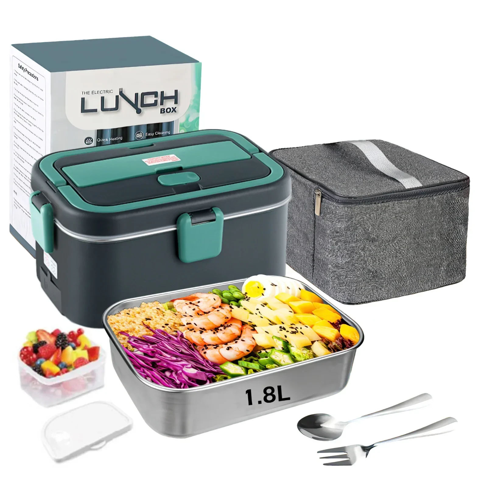 Electric Lunch Box Food Warmer - Outdoor Camping Vehicle ulasan dan harga