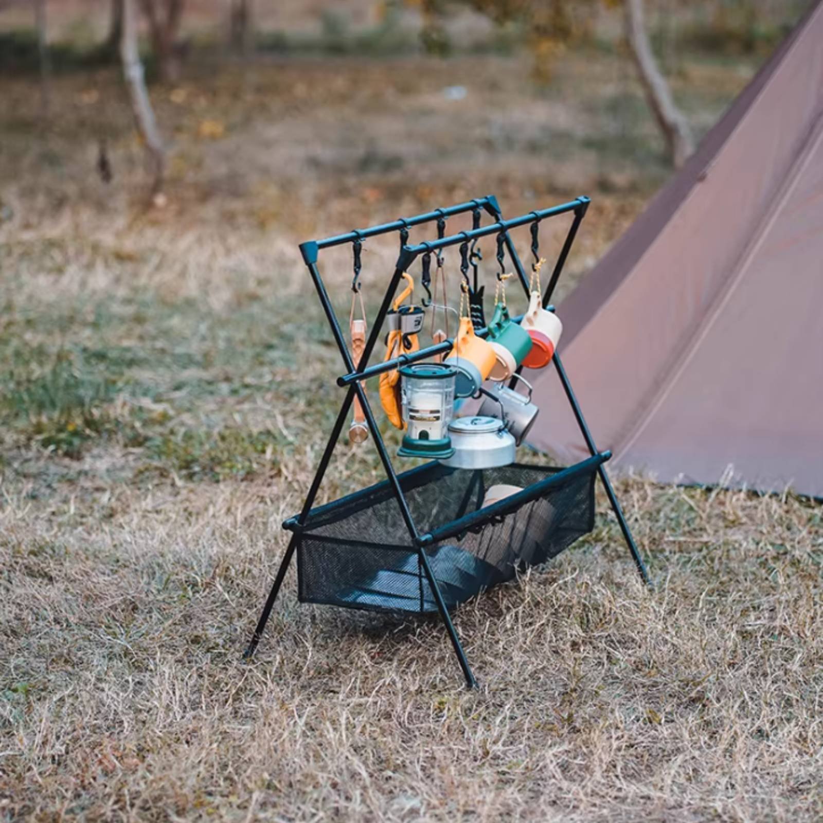 Portable Camping Rack Multifun - Outdoor Camping Gear ulasan dan harga