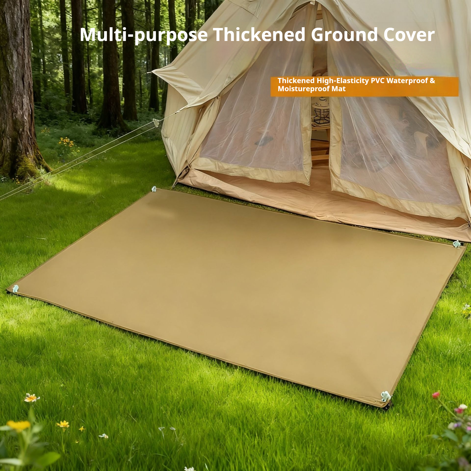 Thickened waterproof and moist - Ultralight Ground Sheet ulasan dan harga