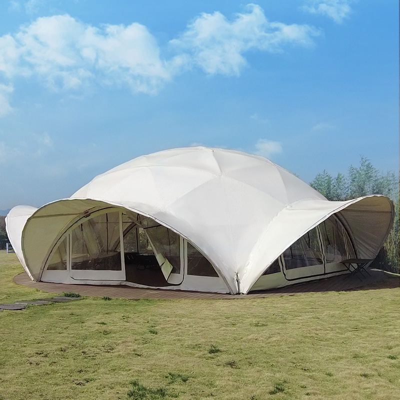 Outdoor tent large cloud canop - Outdoor Camping Exhibition ulasan dan harga