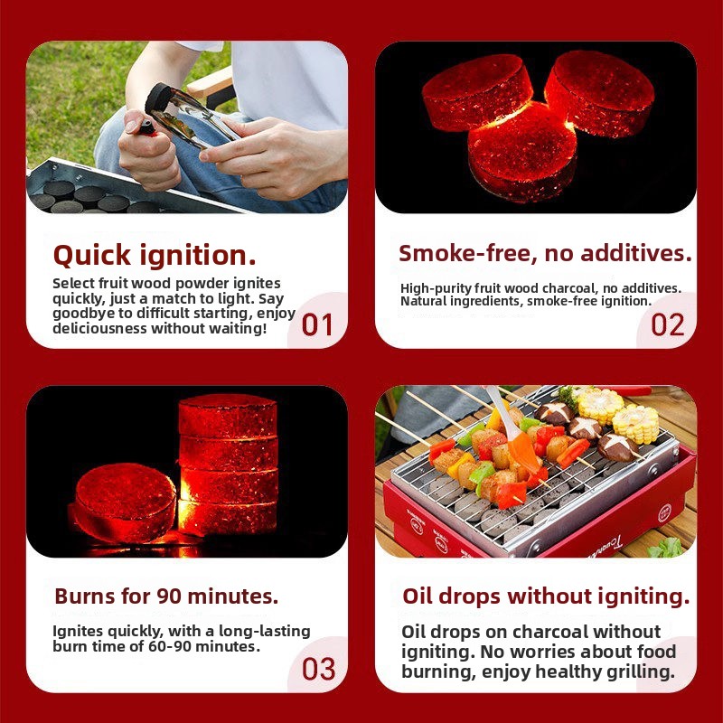 Smokeless Quick Burning Wood C - Outdoor Camping Gear Brands ulasan dan harga