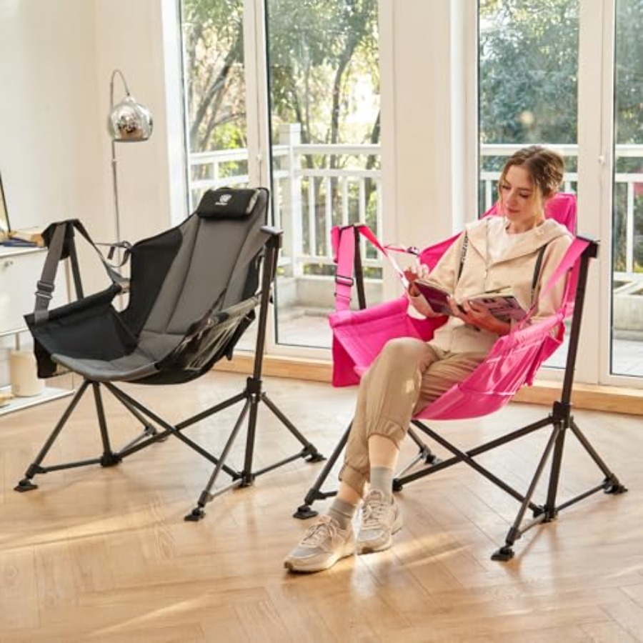 Padded Oversized Hammock Campi - Outdoor Camping Rocking Chair ulasan dan harga