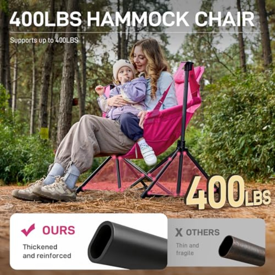 Padded Oversized Hammock Campi - Outdoor Camping Rocking Chair ulasan dan harga