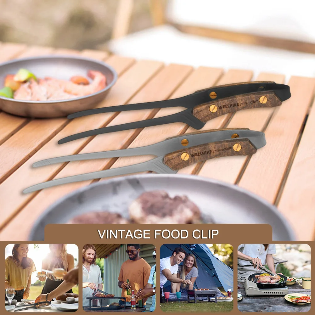 BBQ Grill Barbecue Tong Stainl - Outdoor Camping Kitchen Set ulasan dan harga