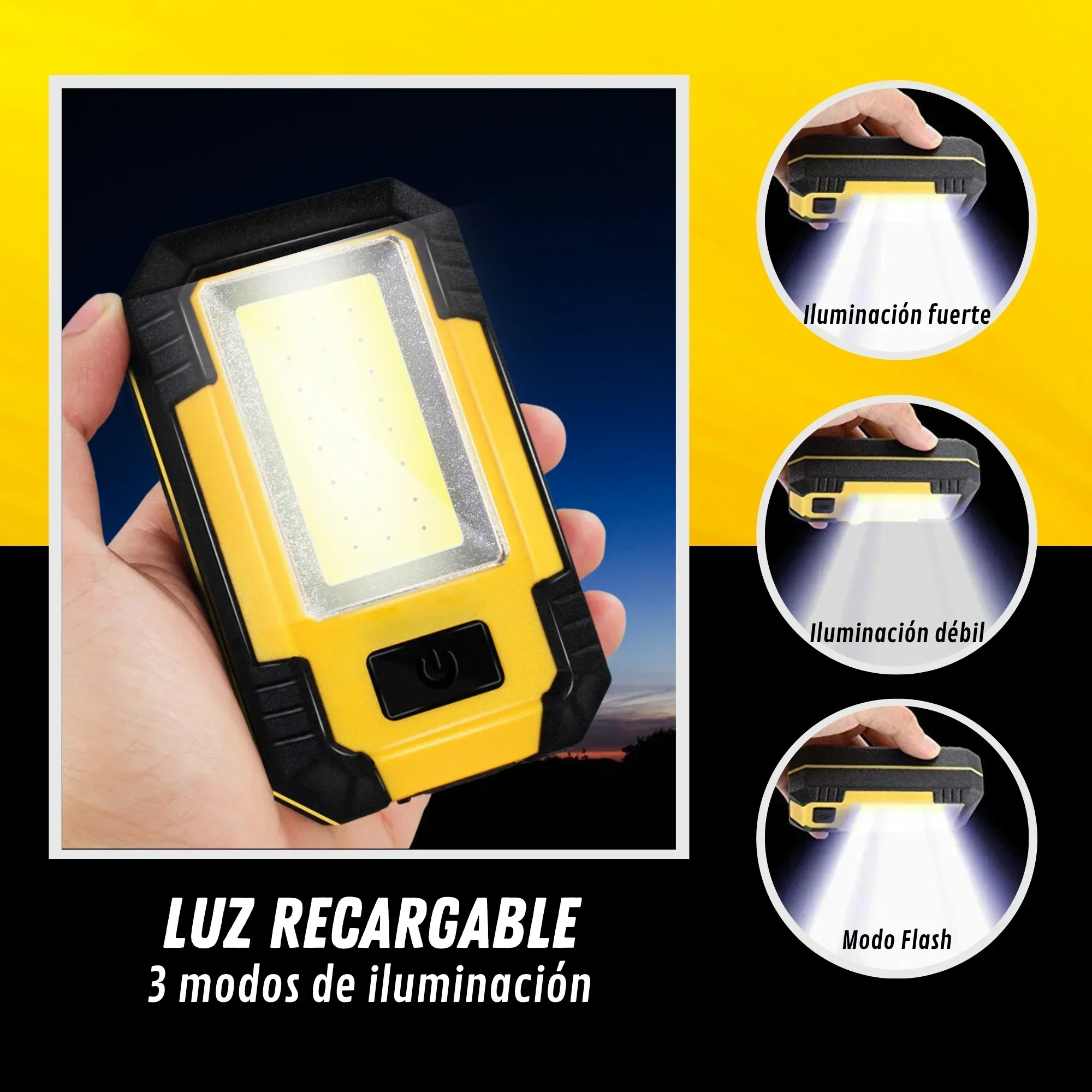 Portable 4000MaH Rechargeable  - Outdoor Camping Glamping ulasan dan harga
