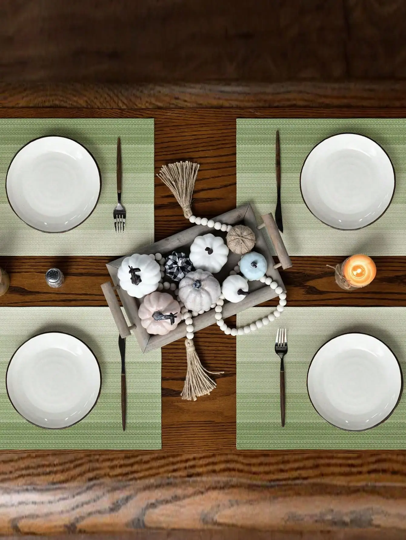 4pcs Tablecloth, Modern Living - Kitchen Outdoor Camping ulasan dan harga