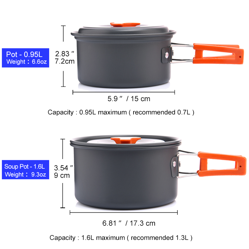 Widesea Camping Outdoor Cookwa - Outdoor Camping Kitchen Set ulasan dan harga
