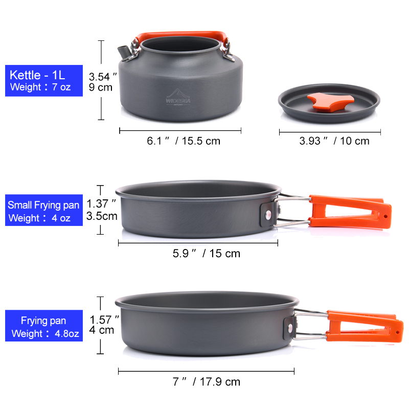Widesea Camping Outdoor Cookwa - Outdoor Camping Kitchen Set ulasan dan harga