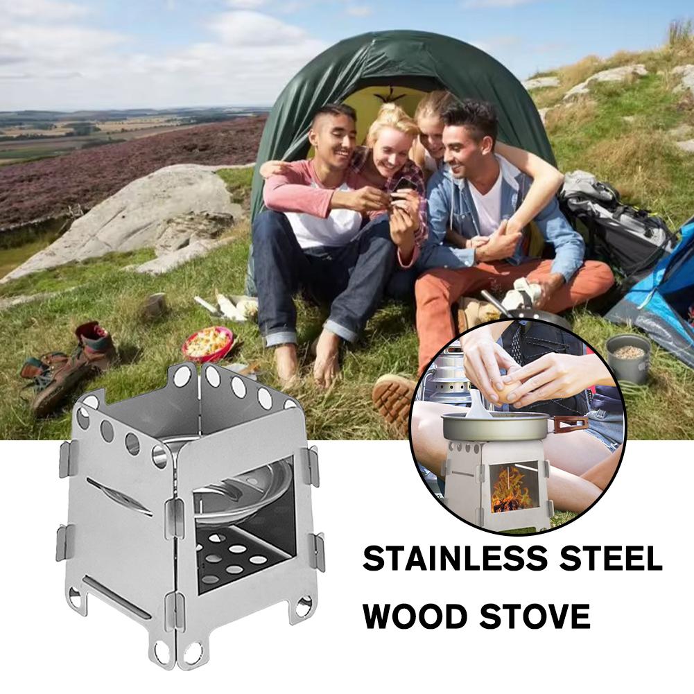 Folding Camping Wood Stove Por - Outdoor Camping Stove Wood ulasan dan harga