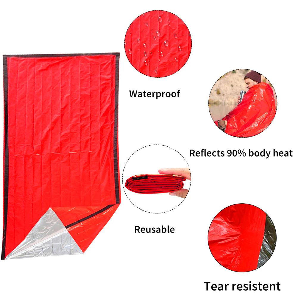 Portable Waterproof Emergency  - Outdoor Camping Sleeping Bag ulasan dan harga