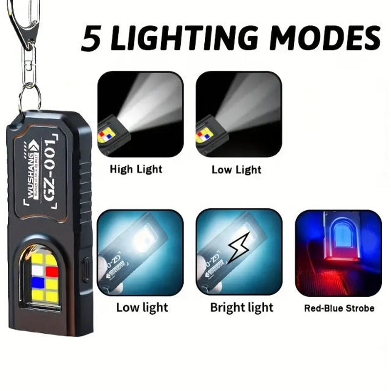 Multifunctional Keychain Flash - Outdoor Camping Glamping ulasan dan harga