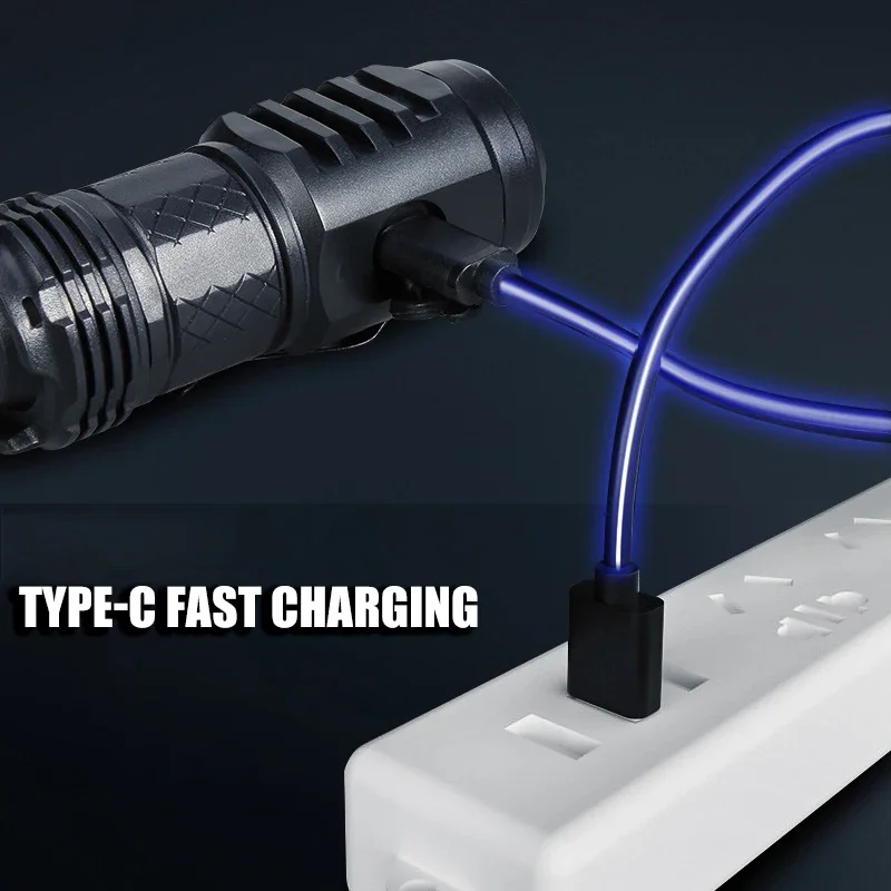 High Strong Power LED Flashlig - Outdoor Camping Glamping ulasan dan harga