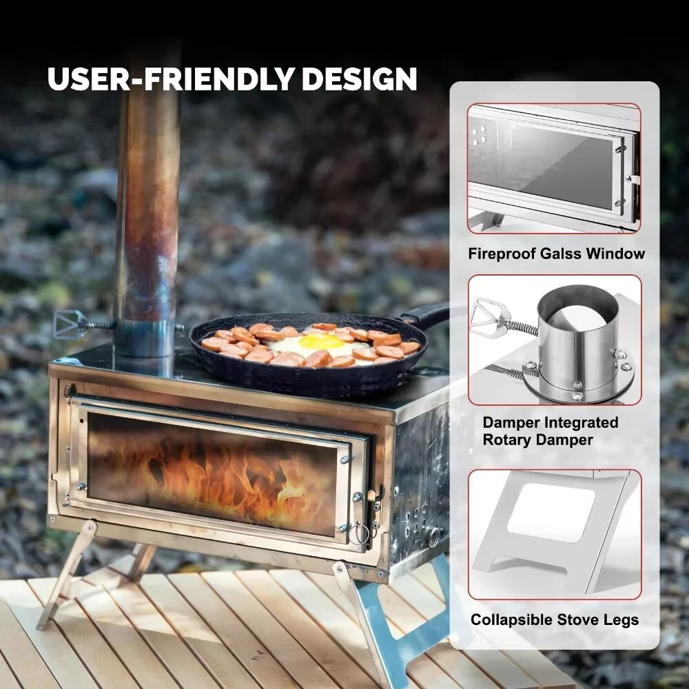 CHANGE MOORE Portable Outdoor  - Outdoor Camping Stove Wood ulasan dan harga