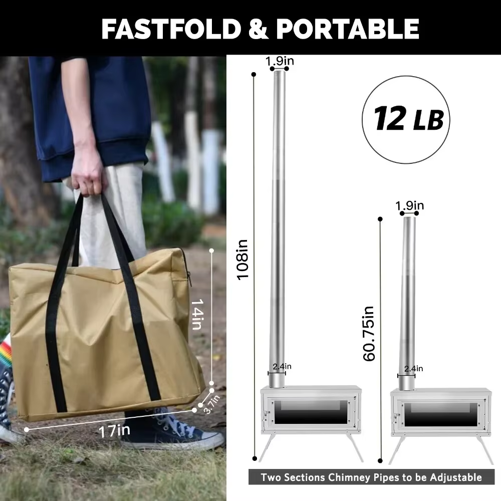 CHANGE MOORE Portable Outdoor  - Outdoor Camping Stove Wood ulasan dan harga
