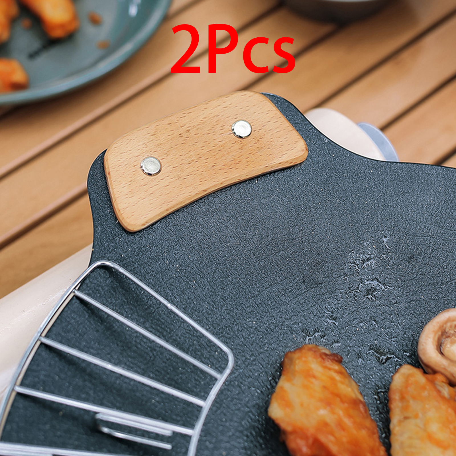 Solid Wood Barbecue Pan Heat R - Outdoor Camping Stove Wood ulasan dan harga