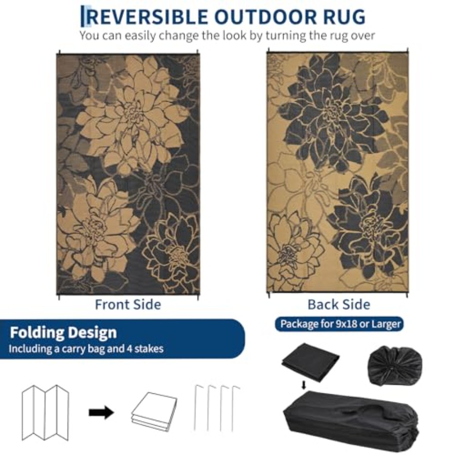 Outdoor Patio Rug 9x18 Waterpr - Outdoor Camping Rugs 9X18 ulasan dan harga