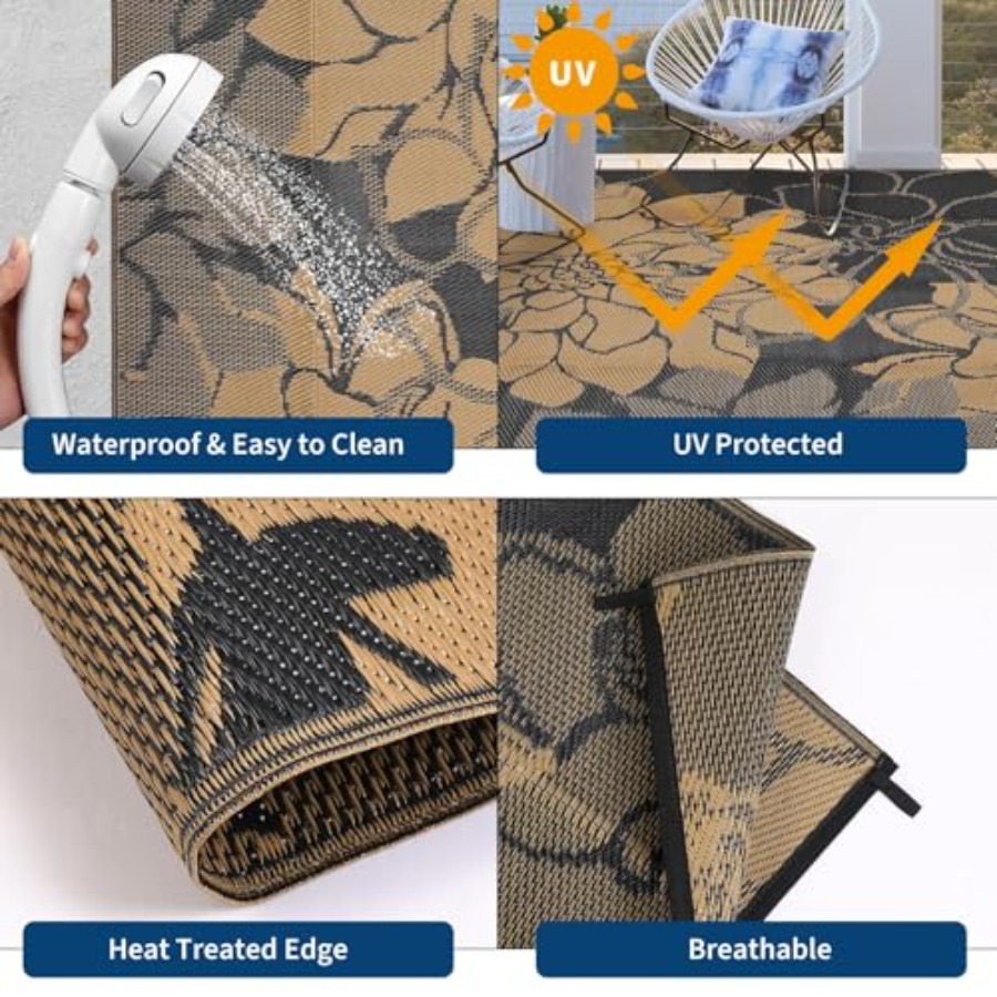 Outdoor Patio Rug 9x18 Waterpr - Outdoor Camping Rugs 9X18 ulasan dan harga
