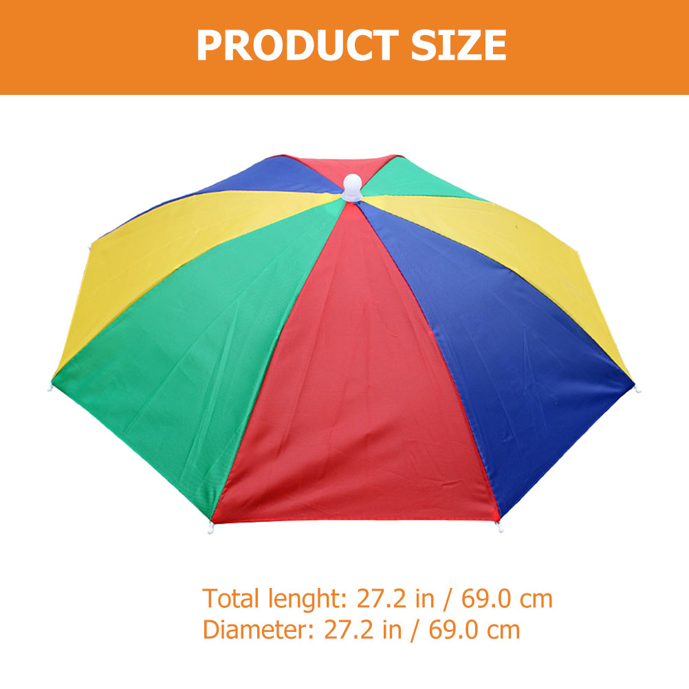 Hands Free Umbrella Hat Lightw - Outdoor Camping Hat ulasan dan harga