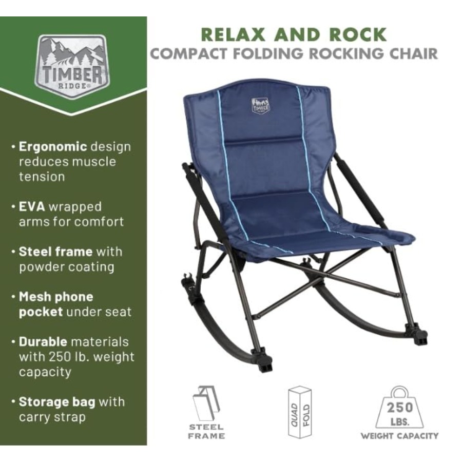 Folding Rocking Camping Chair  - Outdoor Camping Rocking Chair ulasan dan harga