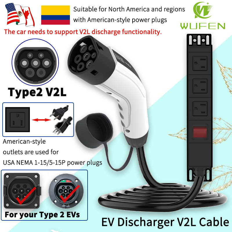 WUFEN Portable Type 2 V2L Cabl - Outdoor Camping Vehicle ulasan dan harga