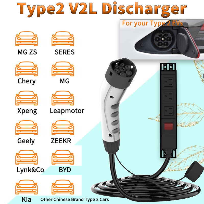 WUFEN Portable Type 2 V2L Cabl - Outdoor Camping Vehicle ulasan dan harga