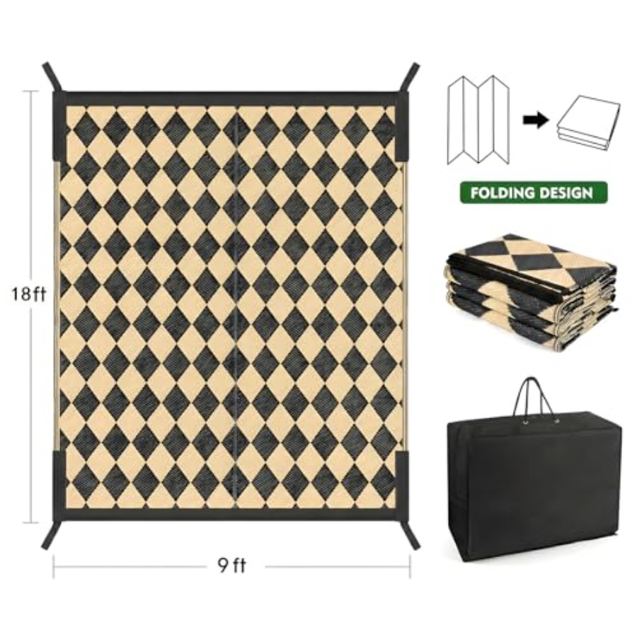 Outdoor Camping Rugs 9x18 ft W - Outdoor Camping Rugs 9X18 ulasan dan harga