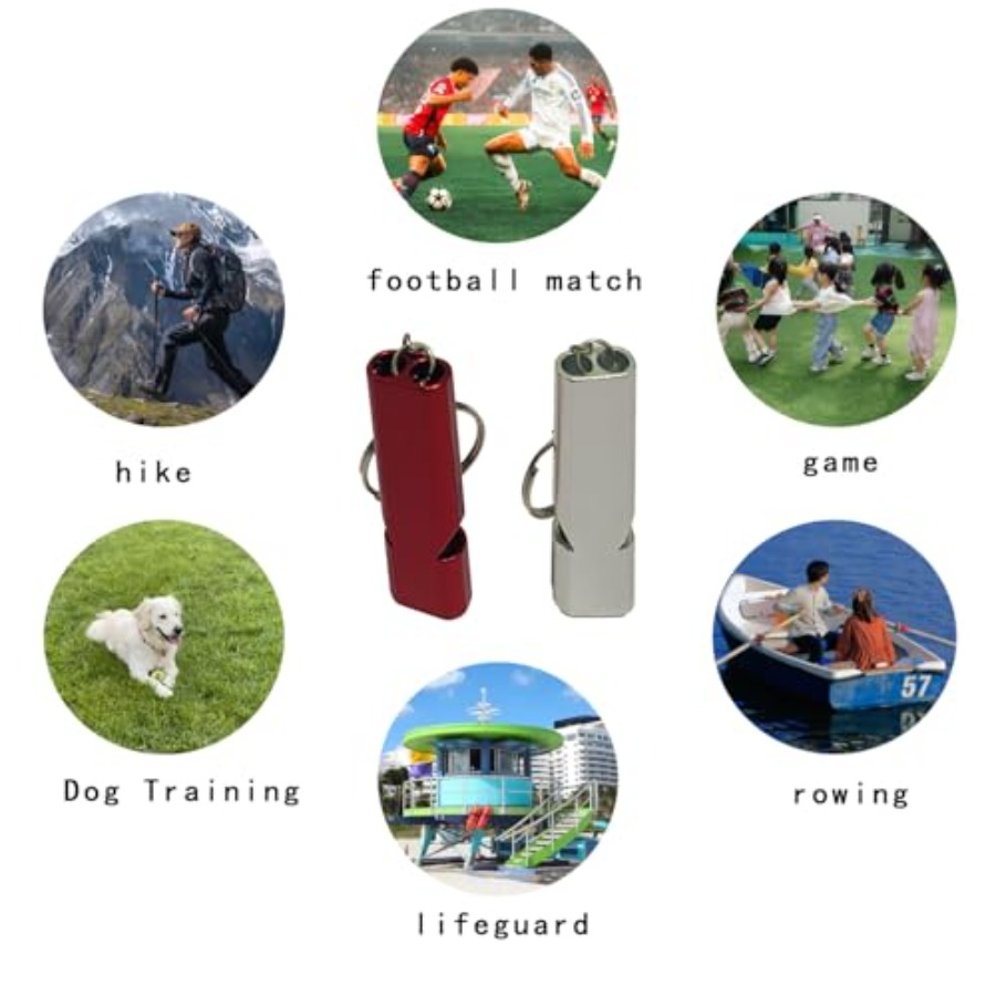 Emergency Whistle 2Pack Safety - Outdoor Camping Youtube ulasan dan harga