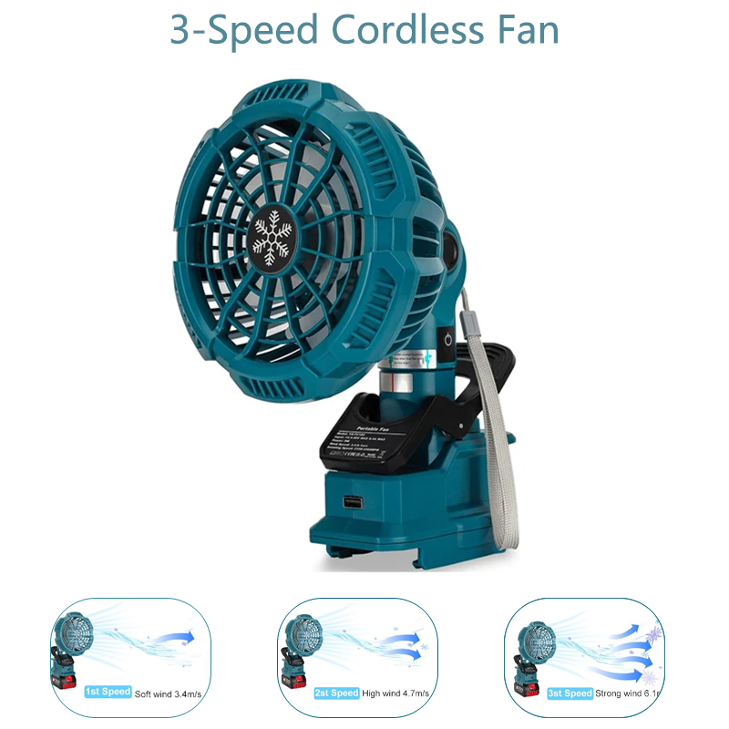 Portable Clip on Fan for Bosch - Outdoor Camping Jobs ulasan dan harga