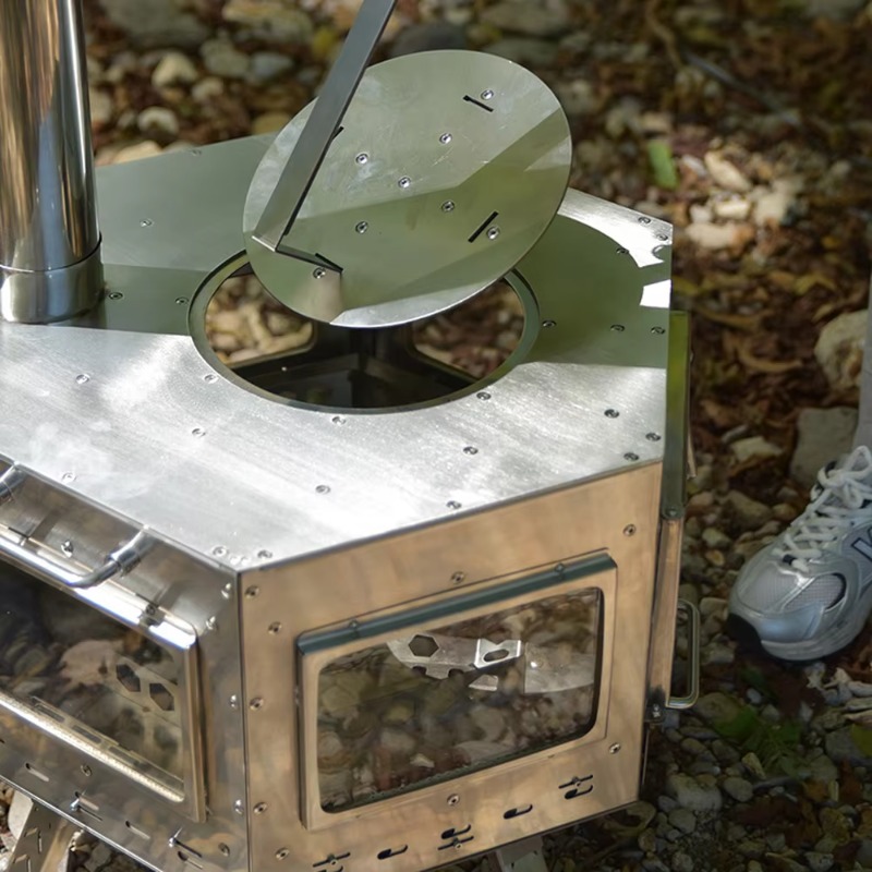【Popular】Folding Multipurpose  - Outdoor Camping Stove Wood ulasan dan harga