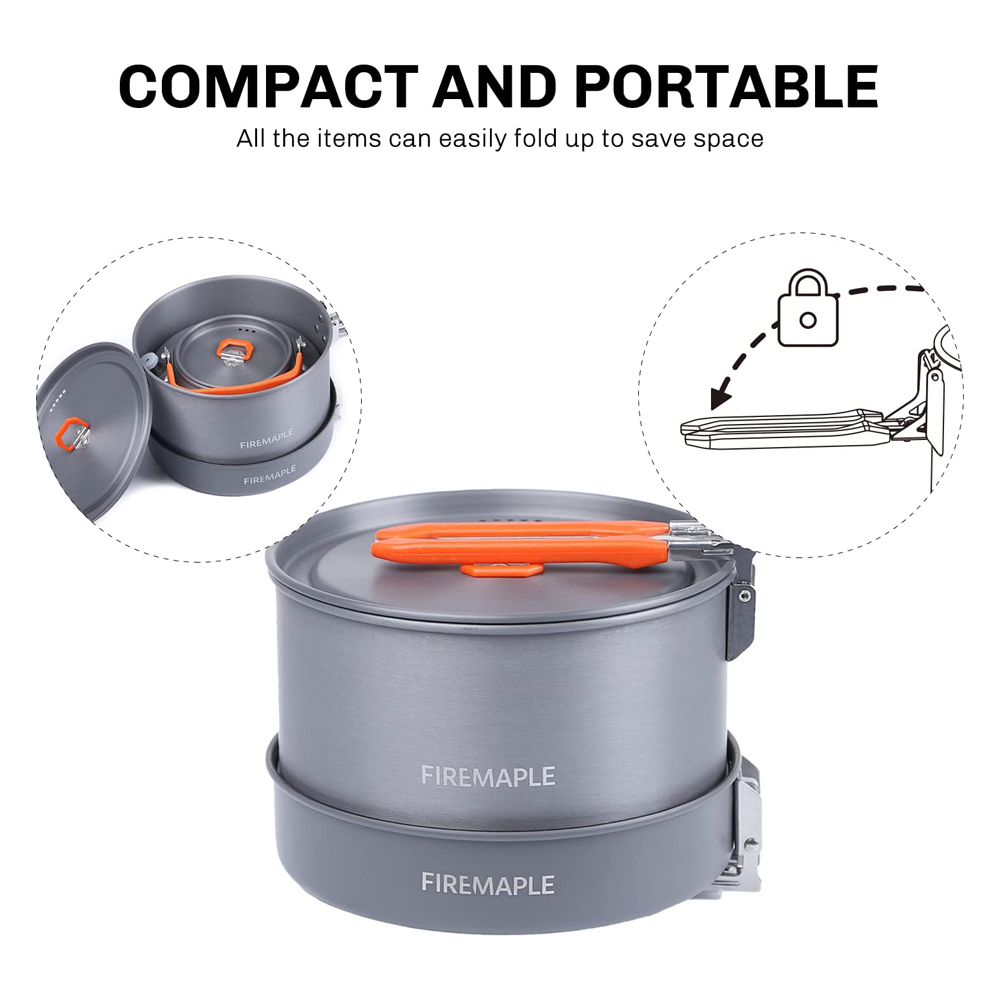 Fire Maple Camping Cookware Ut - Outdoor Camping Kitchen Set ulasan dan harga