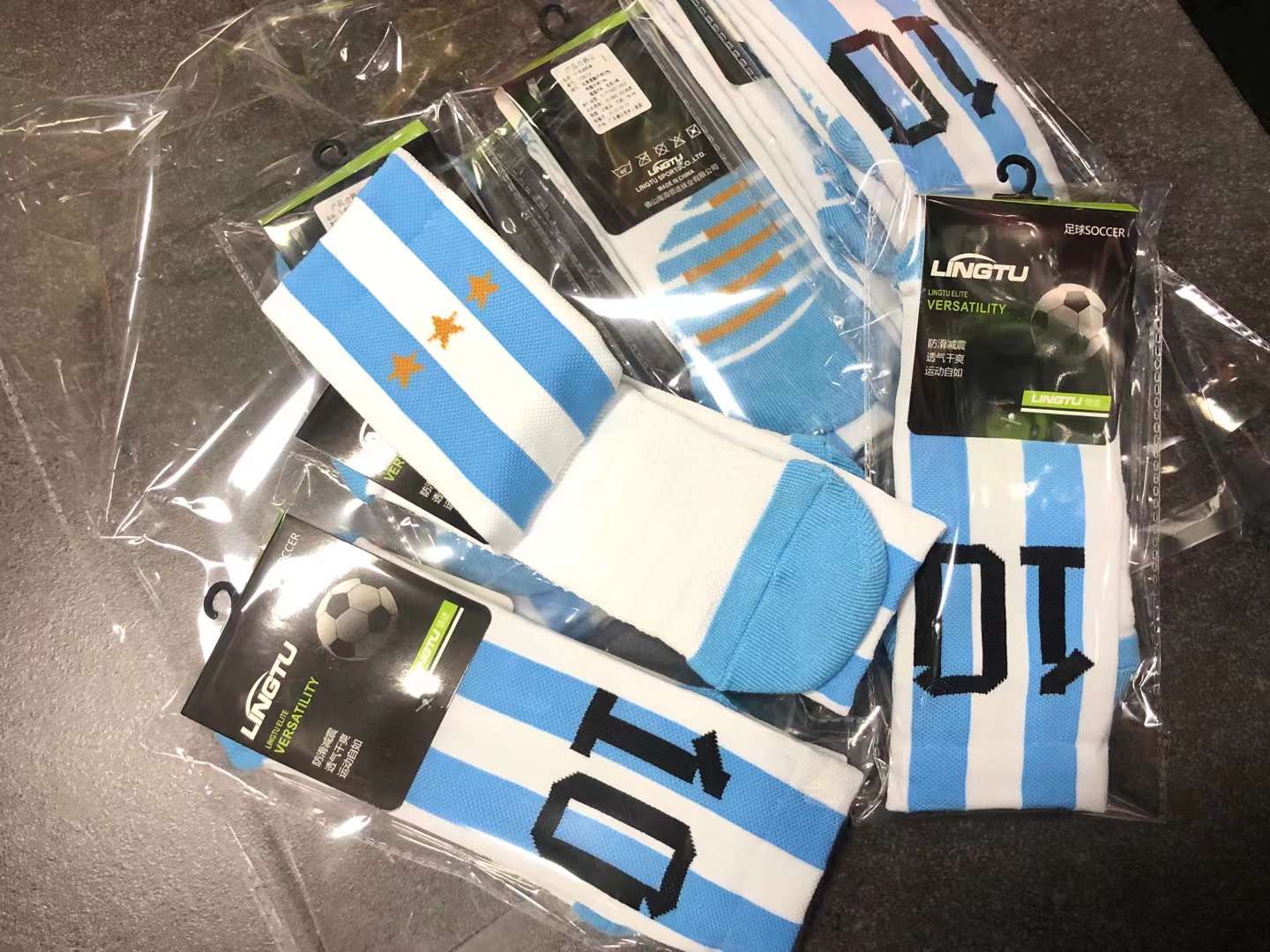 Kids Soccer Socks Number 10# S - Outdoor Camping Youtube ulasan dan harga